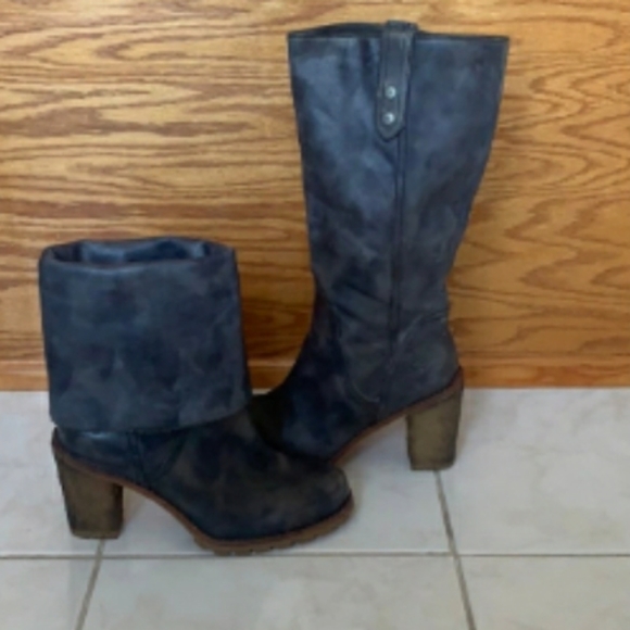 UGG LEATHER KNEE HIGH BOOTS-WITH FUR INNERSOLES - Picture 11 of 12